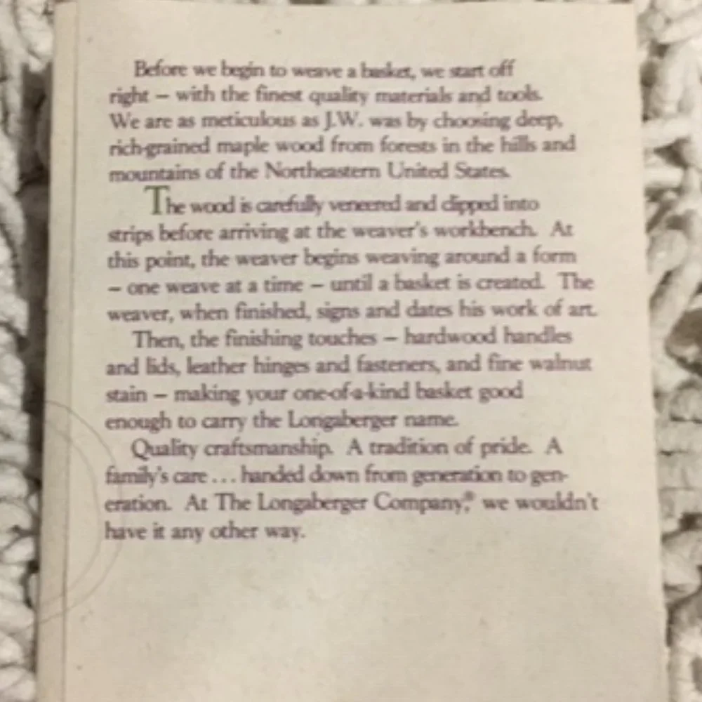 Longaberger medium berry